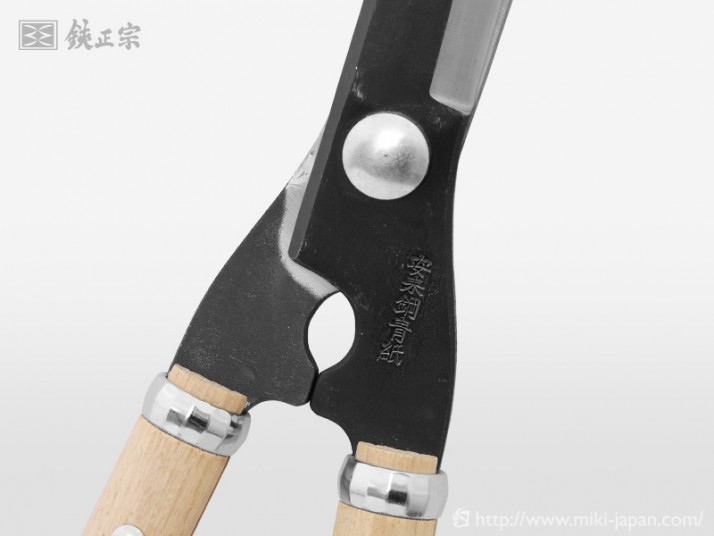 UI147　鋭型刈込鋏 青紙 反り刃 270㎜ 9寸ナタ柄