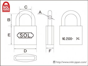 同一鍵2個セットタイプ 各錠に3本鍵が付いてます。